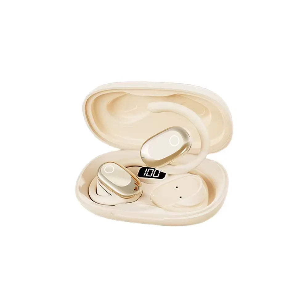 OWS Earphones Over-Ear Open-Ear Wireless Bluetooth Headphones Style Noise Cancellation Rotatable Feature With Mic Portable Audio