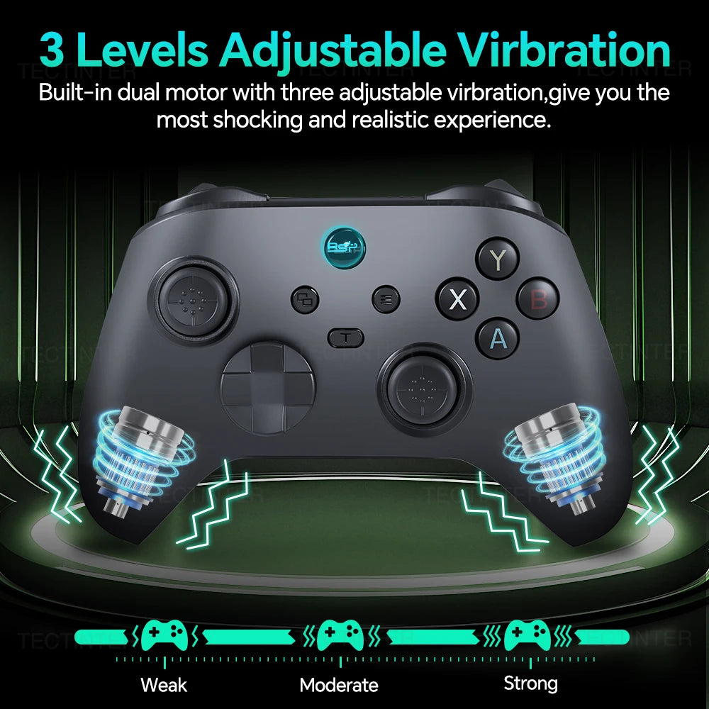 G6 Wireless Controller For Nintendo Switch 1/2 Hall Effect mobile game Joystick For PC Controls/PS3/4/Android/IOS Smartphone