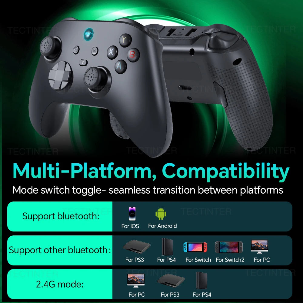 G6 Wireless Controller For Nintendo Switch 1/2 Hall Effect mobile game Joystick For PC Controls/PS3/4/Android/IOS Smartphone