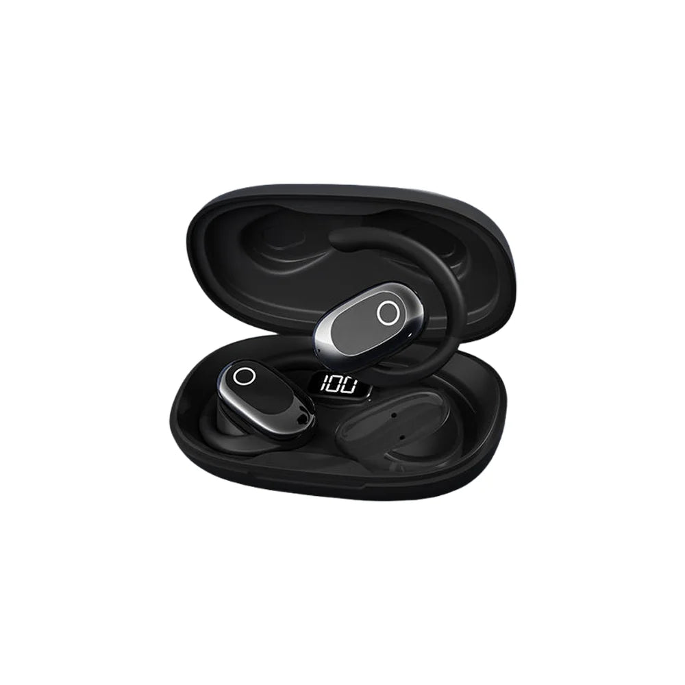 OWS Earphones Over-Ear Open-Ear Wireless Bluetooth Headphones Style Noise Cancellation Rotatable Feature With Mic Portable Audio