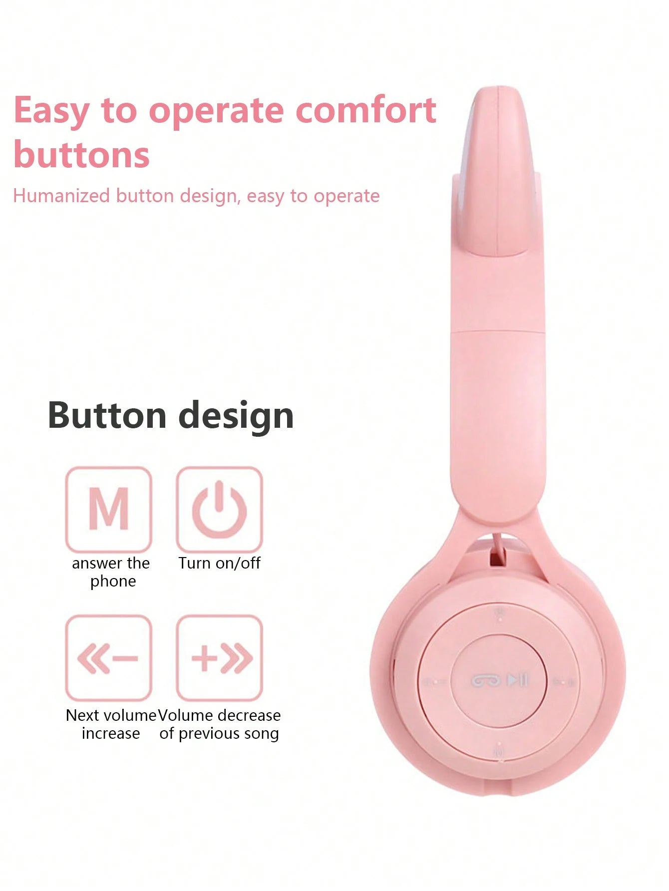 Cat Ears Headband Bluetooth Headphones New Wireless Bluetooth Headphones